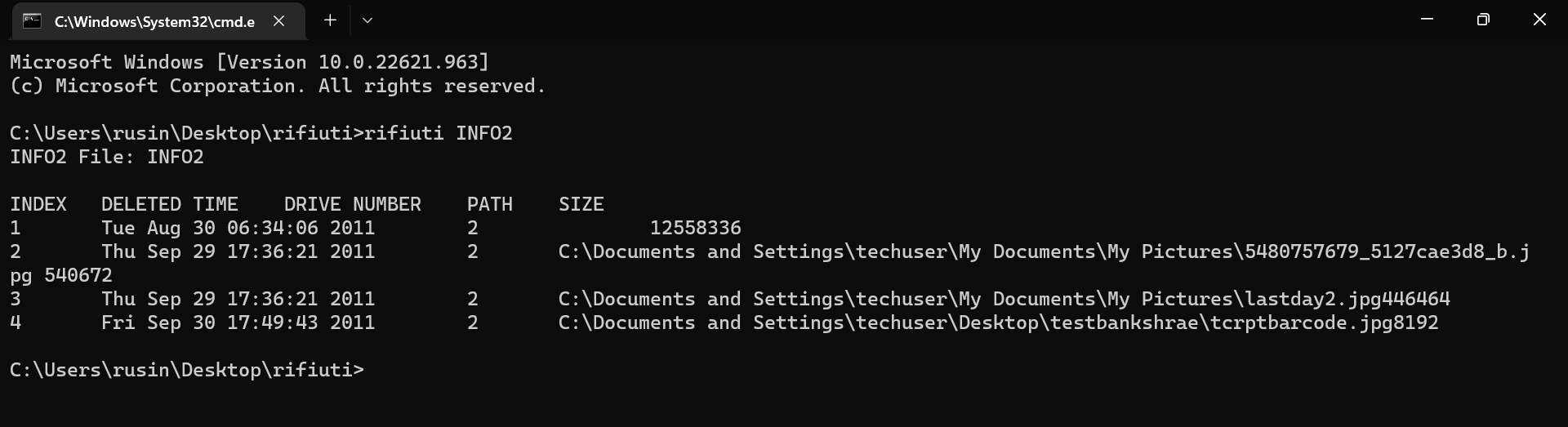 Recycle Bin Analysis කියන්නේ මොකක්ද? » hacking.lk